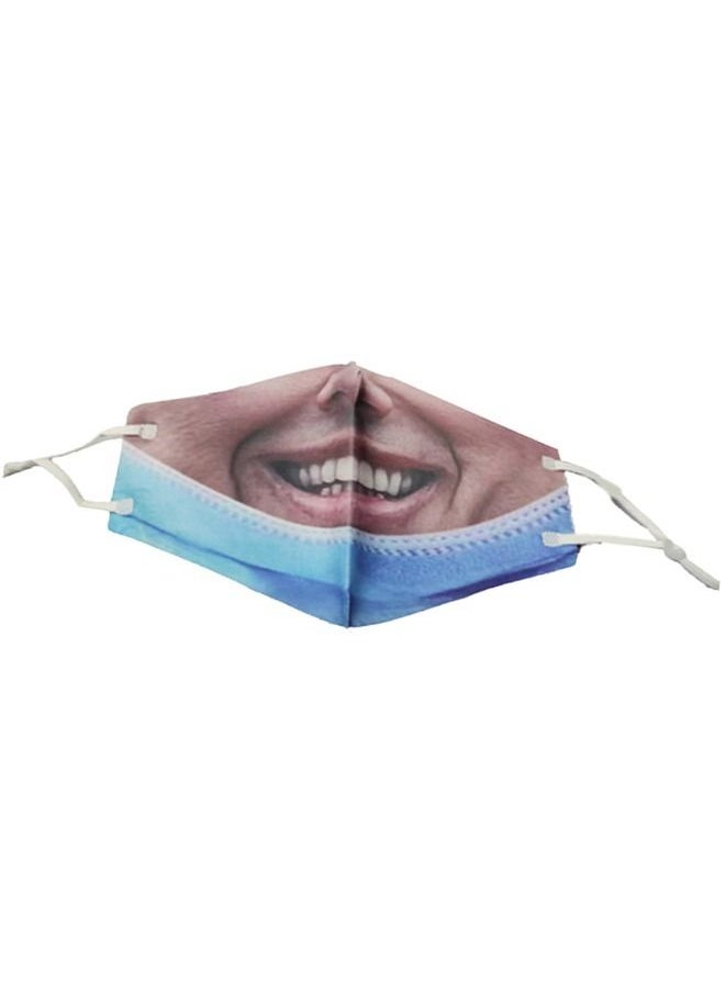 Generic - Funny 3D Print Design realistic Face Mask For Adults - Image 1