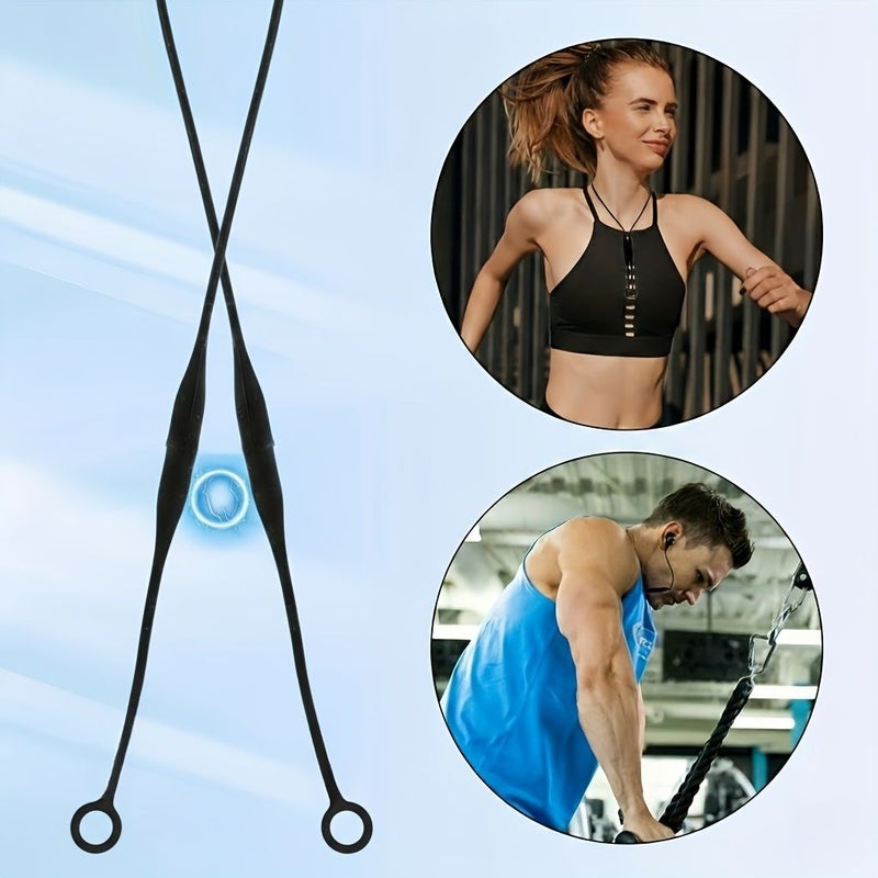 Black Earplug Lanyard Connector Cord Compatible With Loop Earplugs Quiet Engage Experience - Image 1