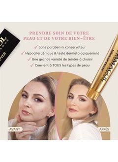 Full Coverage Foundation, Liquid Makeup Matte Foundation with SPF 30, Waterproof Foundation for Oily Skin, Acne, & Under Eye Bags, Long-Lasting Makeup Products, 30g, Shade 210