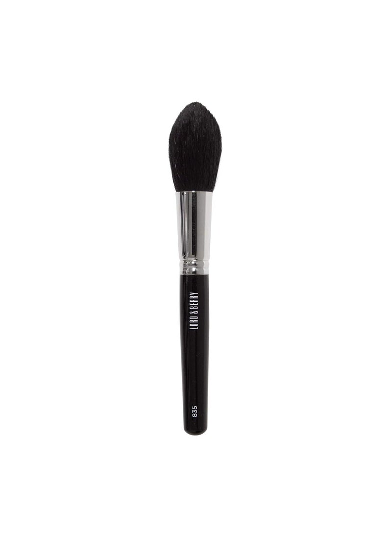 LORD & BERRY Lord & Berry BRUSH 835 Tapered Powder Makeup Brush, Round Pointed End With Natural Bristles 