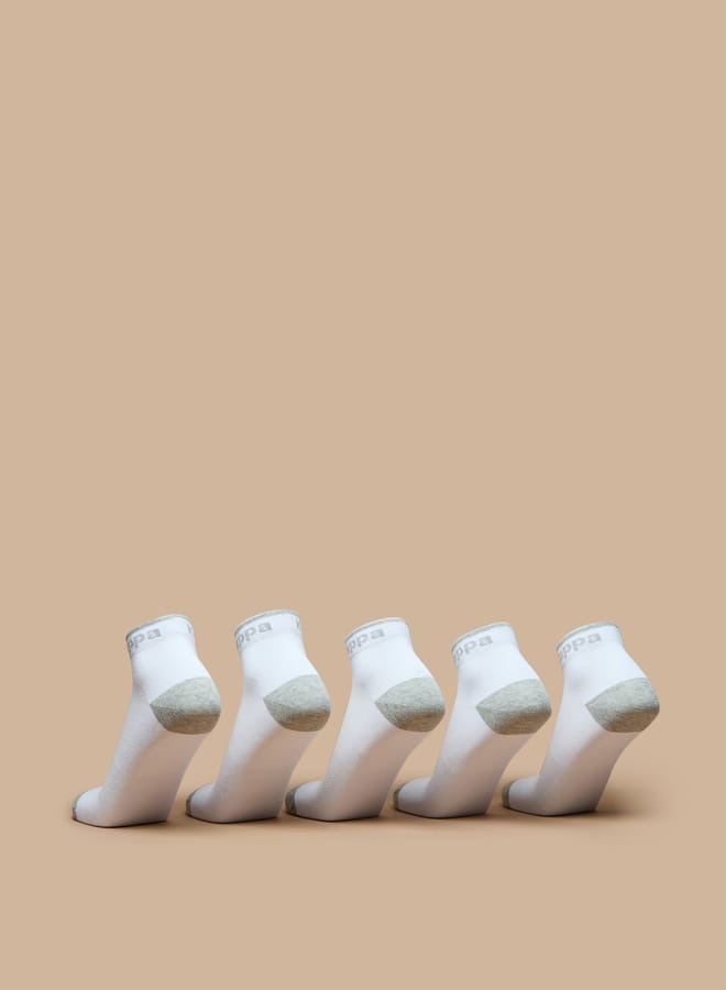 كابا جوارب رياضية رجالية بطبعة شعار، طول الكاحل، عبوة من  قطع - Image 3