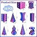 YVBBHE 10 Pack 3D Printed Spiral Fidget Toys Set Impossible Magic Passthrough Stress Relief Toy for Anxiety RelaxingCuboidCylinderConeCubeWaveWhirlwindPyramidGourdTriangleQuadrilateralLSZ - Image 4