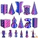 YVBBHE 10 Pack 3D Printed Spiral Fidget Toys Set Impossible Magic Passthrough Stress Relief Toy for Anxiety RelaxingCuboidCylinderConeCubeWaveWhirlwindPyramidGourdTriangleQuadrilateralLSZ - Image 2