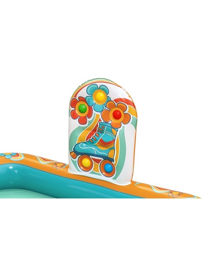 Bestway Retro Groove Play Centre 193cm x 152cm x 74cm 53164 - Image 3