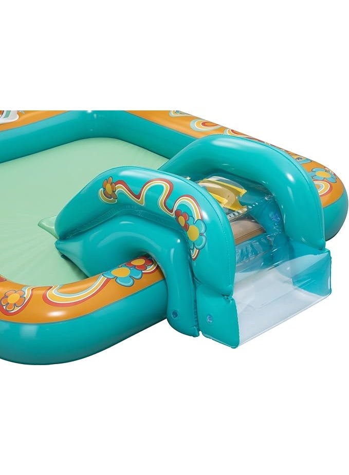 Bestway Retro Groove Play Centre 193cm x 152cm x 74cm 53164 - Image 5