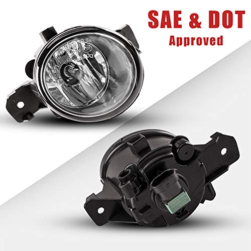 DLAA Fog Lights For NISSAN ROGUE/X-TRAIL 2014 2015 2016 Fog Lamps Assembly Replacement Clear Lens OE Style H11-12V55W - Image 3