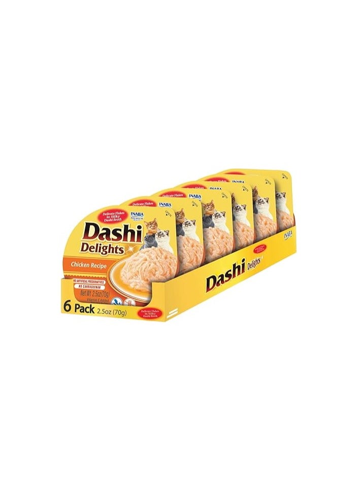 Inaba, Dashi Delight, Chicken Recipe - 70g X 6pcs - For Cat - pzsku/Z032AE03BE840D6AD430FZ/45/_/1729619260/8661e587-eef7-45fc-95f2-a2d71020ee99