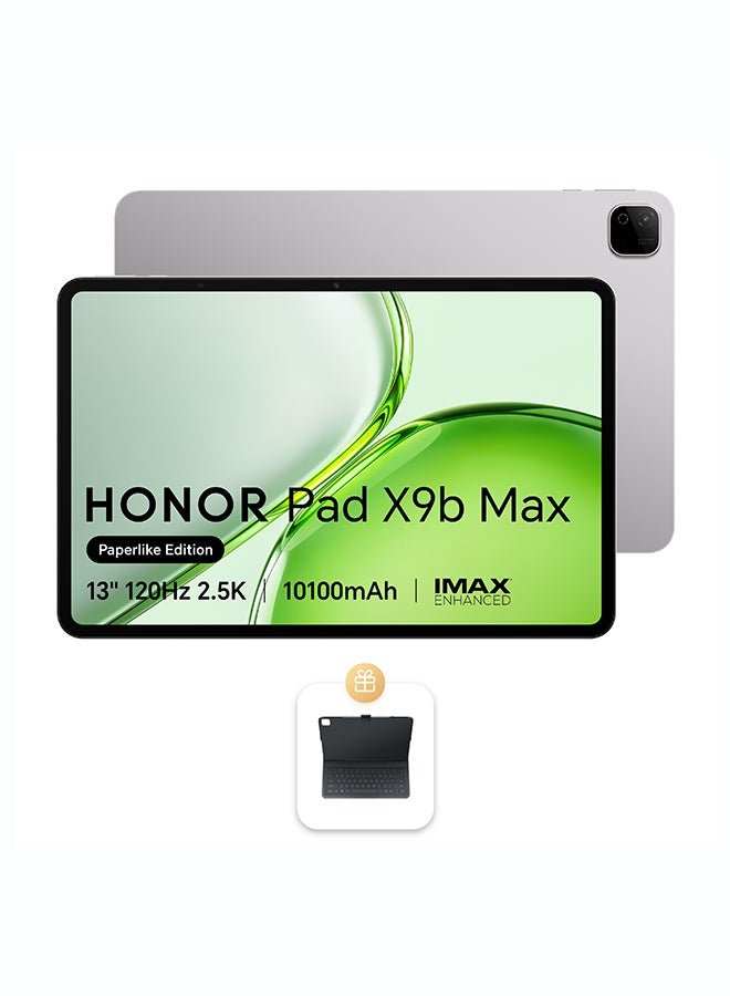 Honor Pad X9b Max Paperlike Edition 13-Inch Grey  6GB RAM 256GB WiFi (keyboard inbox)  - Middle East Version - Image 1