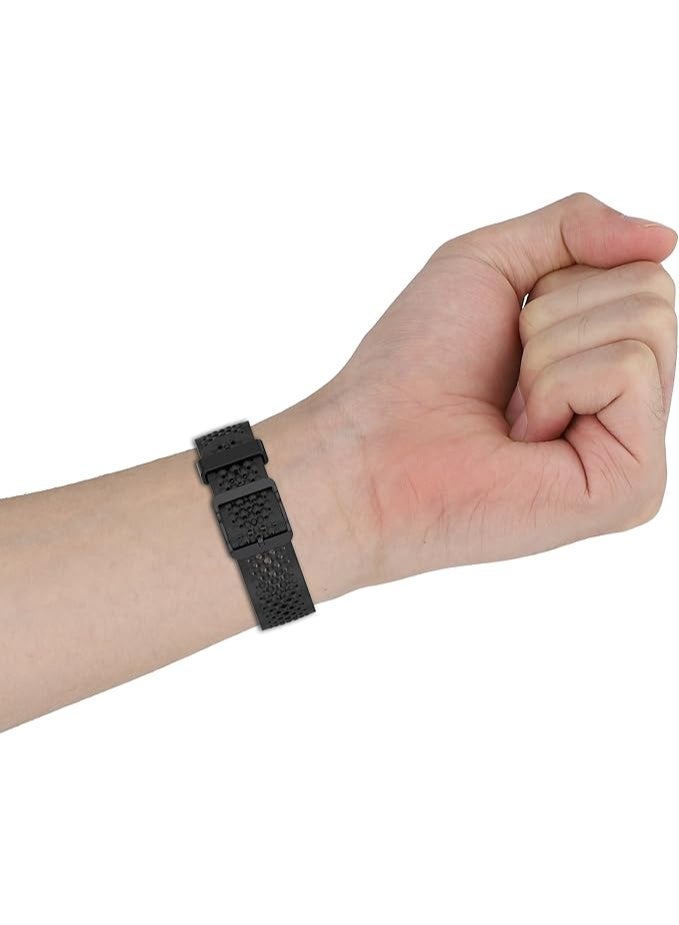 22 mm Silicone Breathable Sport Bracelet For Xiaomi Redmi Watch 5 Active/Redmi Watch 5 Lite Strap, 22mm Adjustable Armband Watchbands Quick Wristband Watch Strap Bands - Image 2