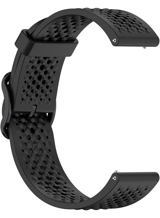 22 mm Silicone Breathable Sport Bracelet For Xiaomi Redmi Watch 5 Active/Redmi Watch 5 Lite Strap, 22mm Adjustable Armband Watchbands Quick Wristband Watch Strap Bands - Image 4