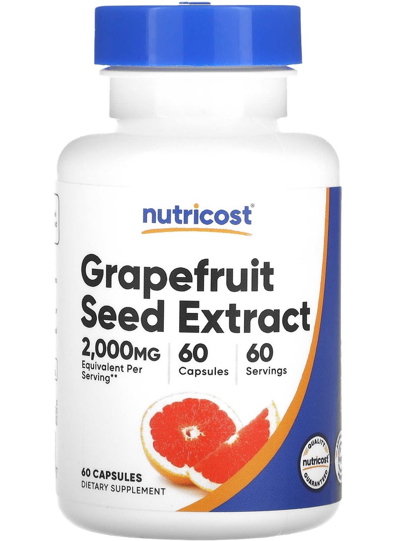 Nutricost Grapefruit Seed Extract, 2,000 mg, 60 Capsules