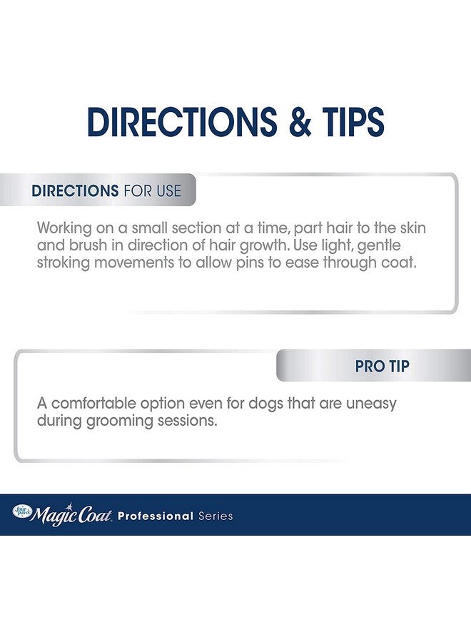 four paws Magic Coat Four Paws Comb with Rotating Pins Dog Brush Removes Tangles and Mats - Image 2