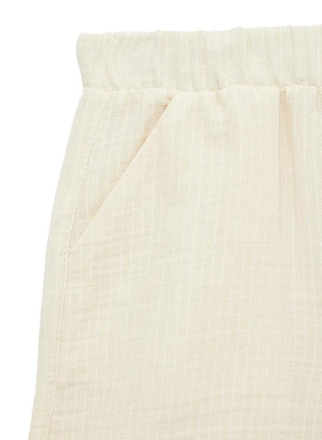 Koton  Basic Muslin Shorts for Men | Best Price UAE