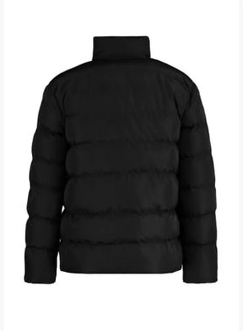 trendyol Black Men's Regular Fit Windproof Puffy Coat.