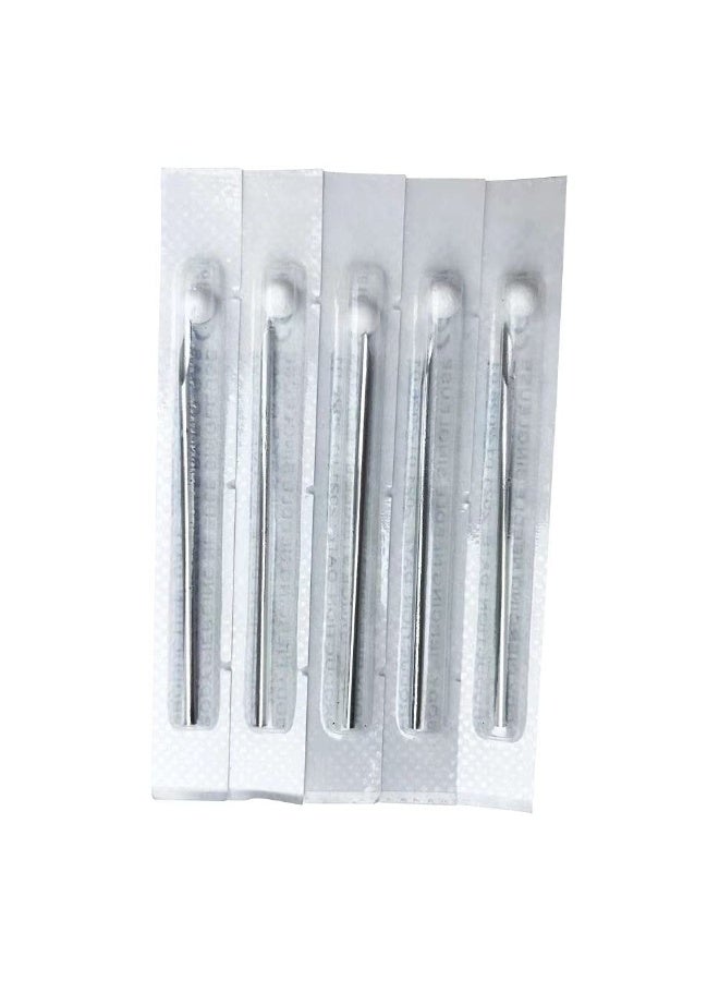 16G 5 Pieces Body Ear Navel Nose Lip Nipple Piercing Needles - Image 1