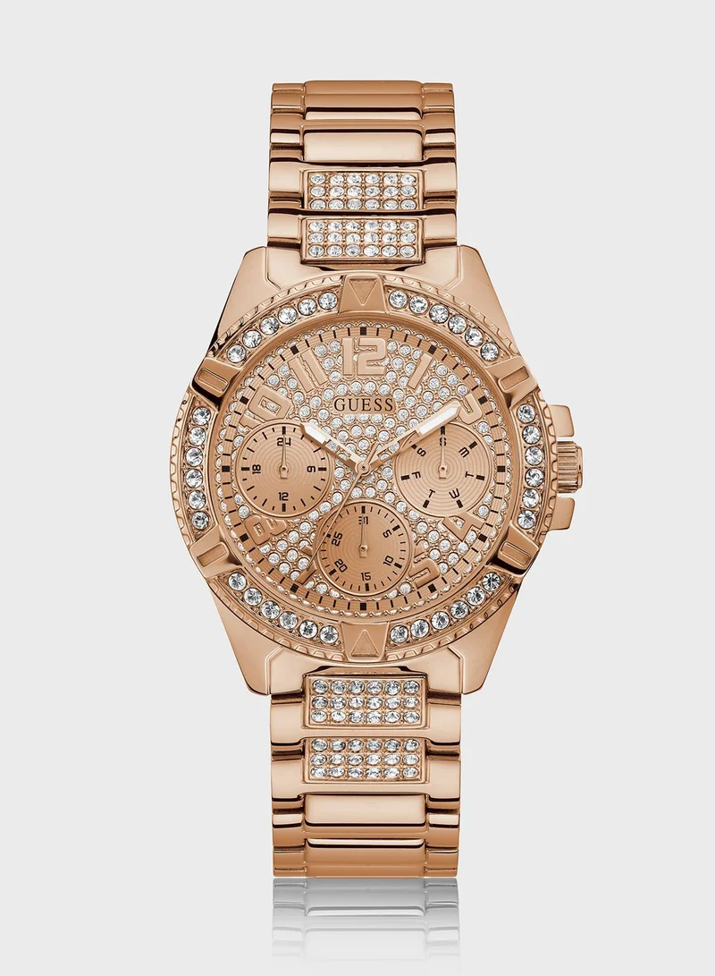 GUESS Crystal Detailing Glitz Watch