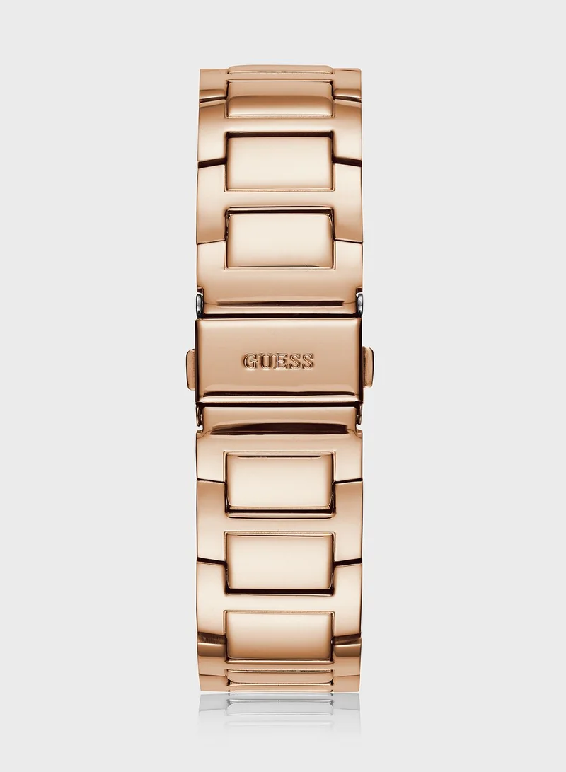 GUESS Crystal Detailing Glitz Watch