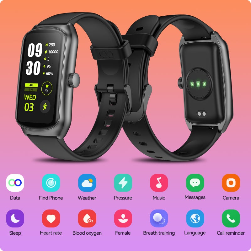 anyloop ALB2 Smartwatch All Day Heart Rate/Swim/Sleep/Calorie/Step Tracker, IP68 Waterproof Smartwatch 100+ Sport Modes, Men's and Women's Fitness Sports Watch - Image 4