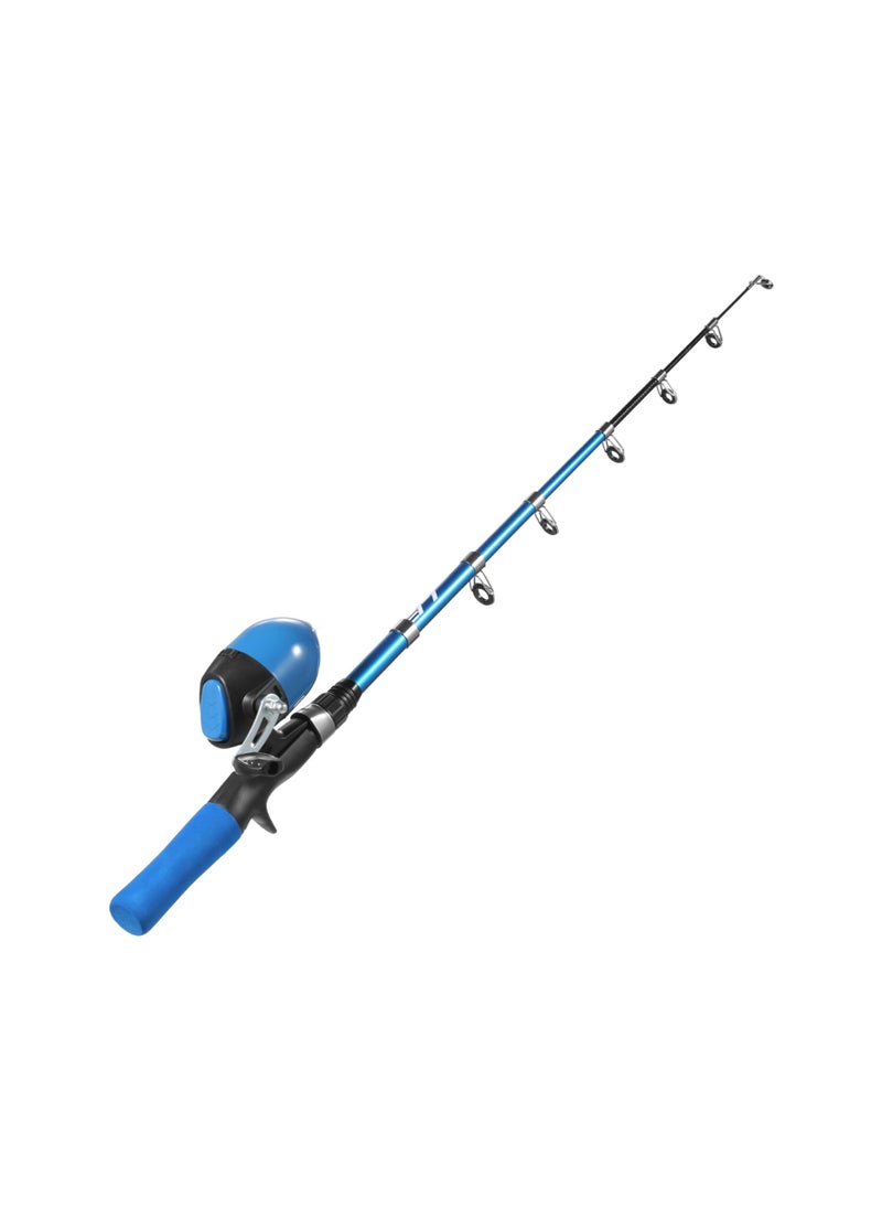 LEO Portable Telescopic Fishing Rod and Reel Combo for Kids Children Fishing Starter Kit Spincast Fishing Reel Fishing Pole Fishing Lures Jig Hooks Barrel Swivels Tackles  - Image 3