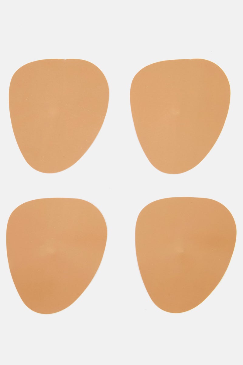 Muy Mucho 4 Pieces Placemats and Coasters Set, Brown - Image 1