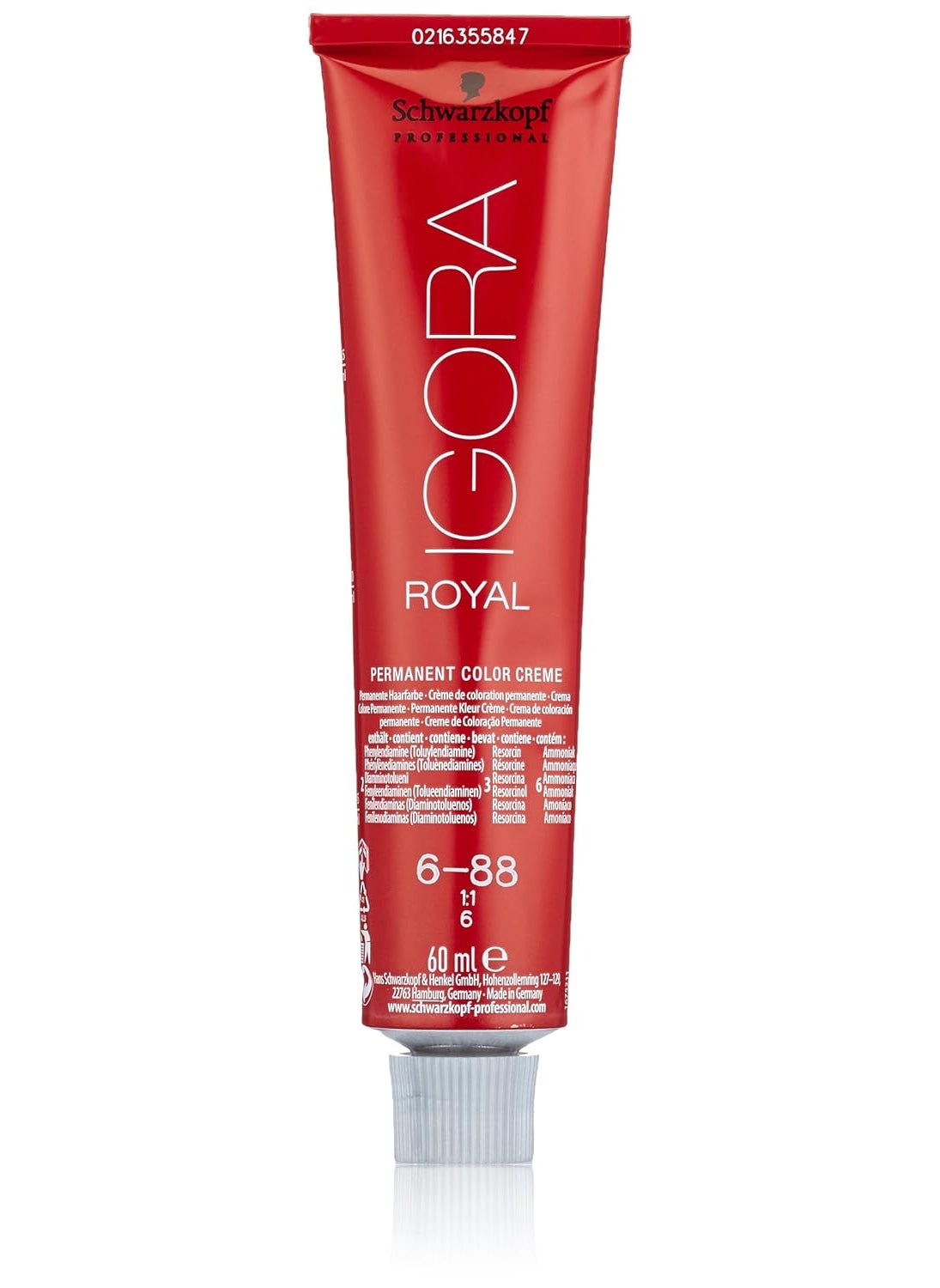Schwarzkopf Professional - Igora Royal 6-88 Blond fonc rouge extra 60 ML by Schwarzkopf - Image 1