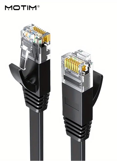 Ethernet Cable 2M, Cat 6 Gigabit Network Cord, High-Speed 1000Mbps RJ45 Internet Cable, Double Shielded Ethernet Cable Compatible with Gaming Switch PS4 PS5 PC Router TV Xbox