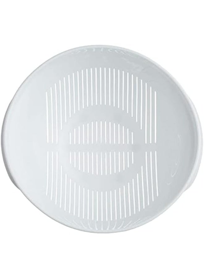 كيرفر مغرفة طعام دائرية بلاستيكية أساسية - مغرفة خفيفة الوزن ومقاومة للحرارة لرفع الطعام وتصفيته وقليه بأمان - أداة مطبخ متينة للمعكرونة والخضروات والقلي العميق والسوائل الساخنة والطهي اليومي - Image 2