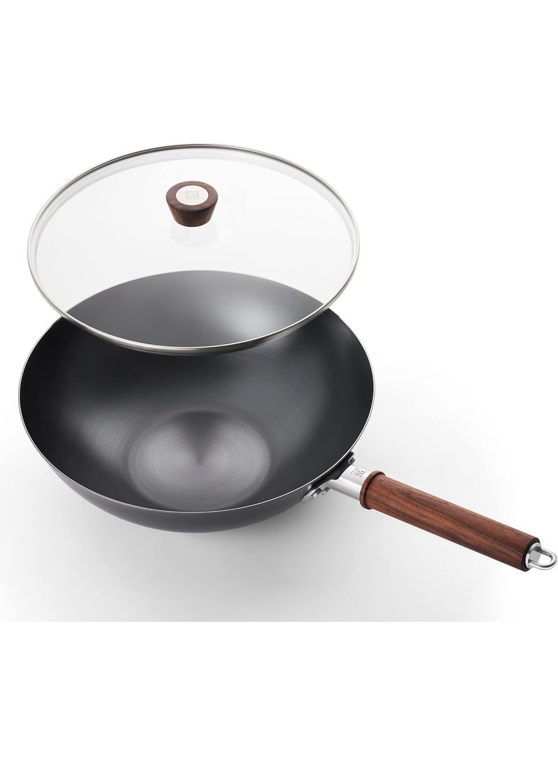 Zwilling ZWILLING Dragon 12inch Carbon Steel Wok with Lid  - Image 2