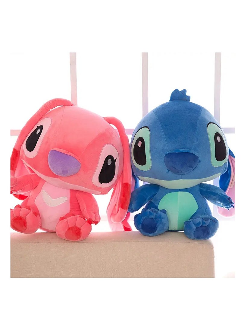 2 قطع دمي محشوة ستيتش، هدايا جميلة للأطفال والاولاد و البنات، مقاس 16سم