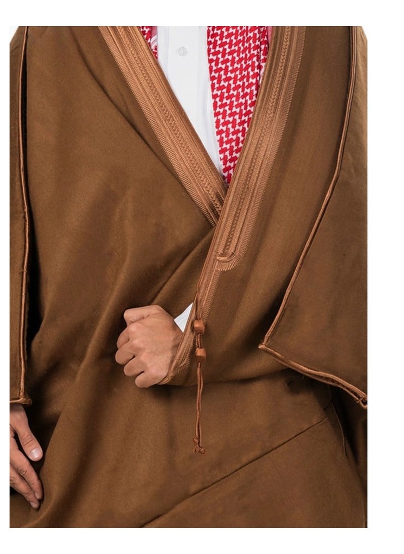 Men's winter wool bisht - pzsku/Z032BD4634E15606DDE7AZ/45/_/1728734034/6dec9eed-ec02-4e41-95cf-7b1e099c5b8c