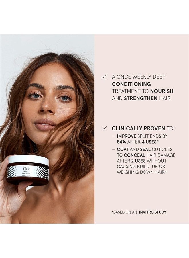 BONDIBOOST Miracle Mask 8.45 fl oz - Deep Conditioner Hair Mask for Thinning Hair Types - Promotes Thicker, Healthier, Fuller Hair - Repair Dry Damaged Hair - Vegan + Cruelty-Free - Australian Made - Image 4