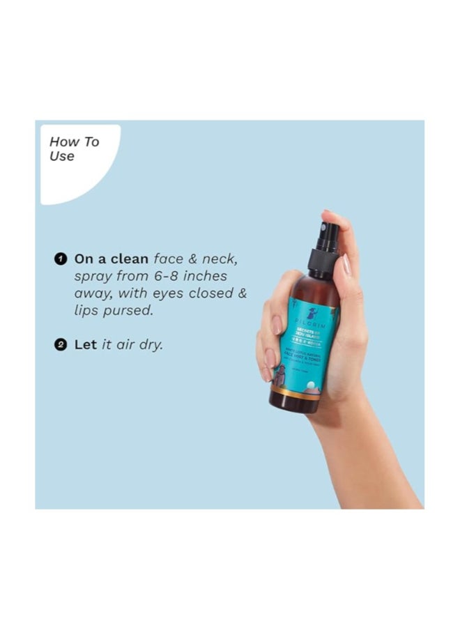 PILGRIM Korean Beauty White Lotus Refreshing Face Mist And Toner  Toner for glowing skin  Alcohol-Free Mist And toner for open pores Tightening  Korean skin care products  Women And Men  100 ml  - Image 4