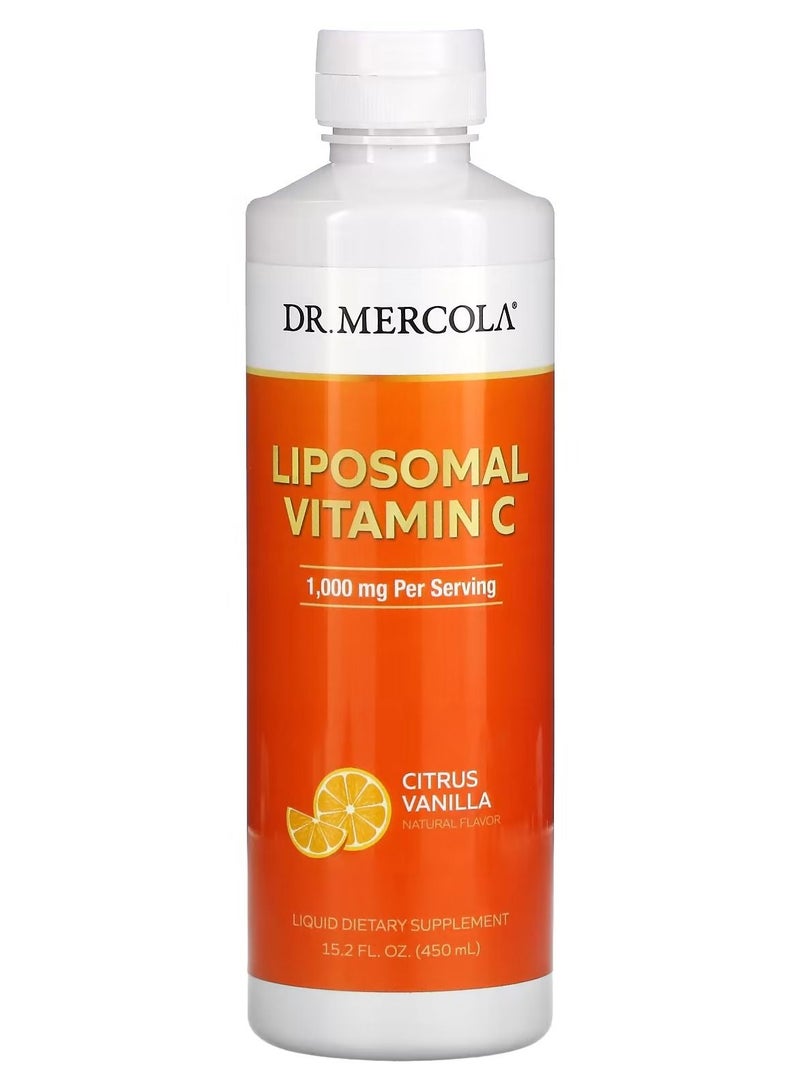 Dr. Mercola Liposomal Vitamin C Citrus Vanilla 1,000 mg 450 ml 