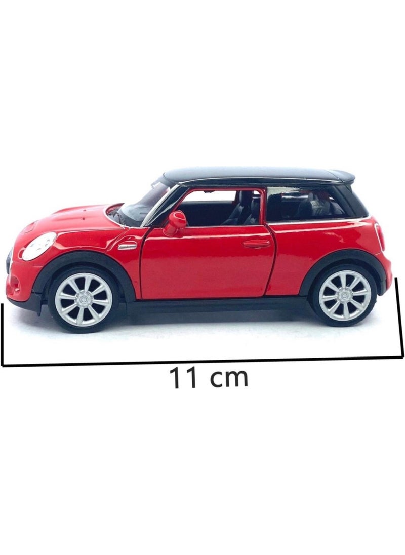 Toprock Store Mini Cooper Hatchback Metal Model Car Die Cast 1/36 