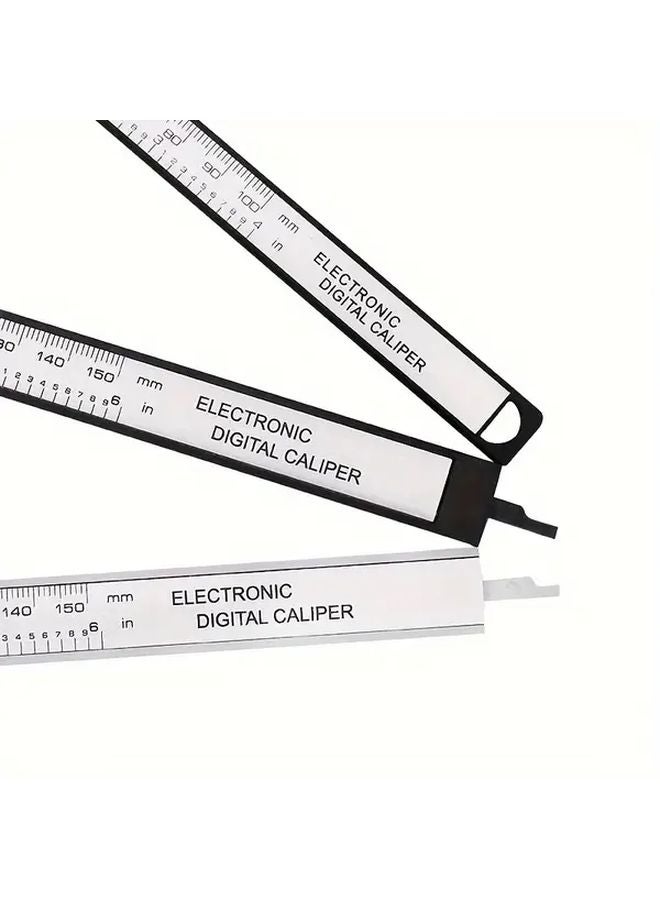 Digital Caliper 150mm Carbon Fiber ABS Battery Powered Precision Measuring Tool - Image 5
