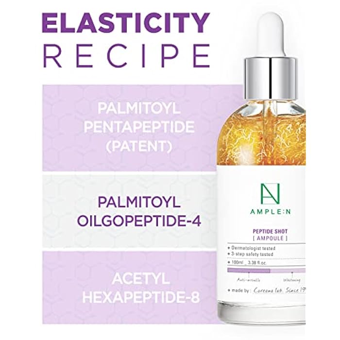 CORÉANA AMPLE:N Peptide Shot Ampoule - Anti-Aging Face Ampoule with Peptide Threads to Minimize Wrinkles and Improve Firmness - Peptide Serum to Lift Sagging Skin - Visibly Plump, 3.38 fl. oz. - Image 3
