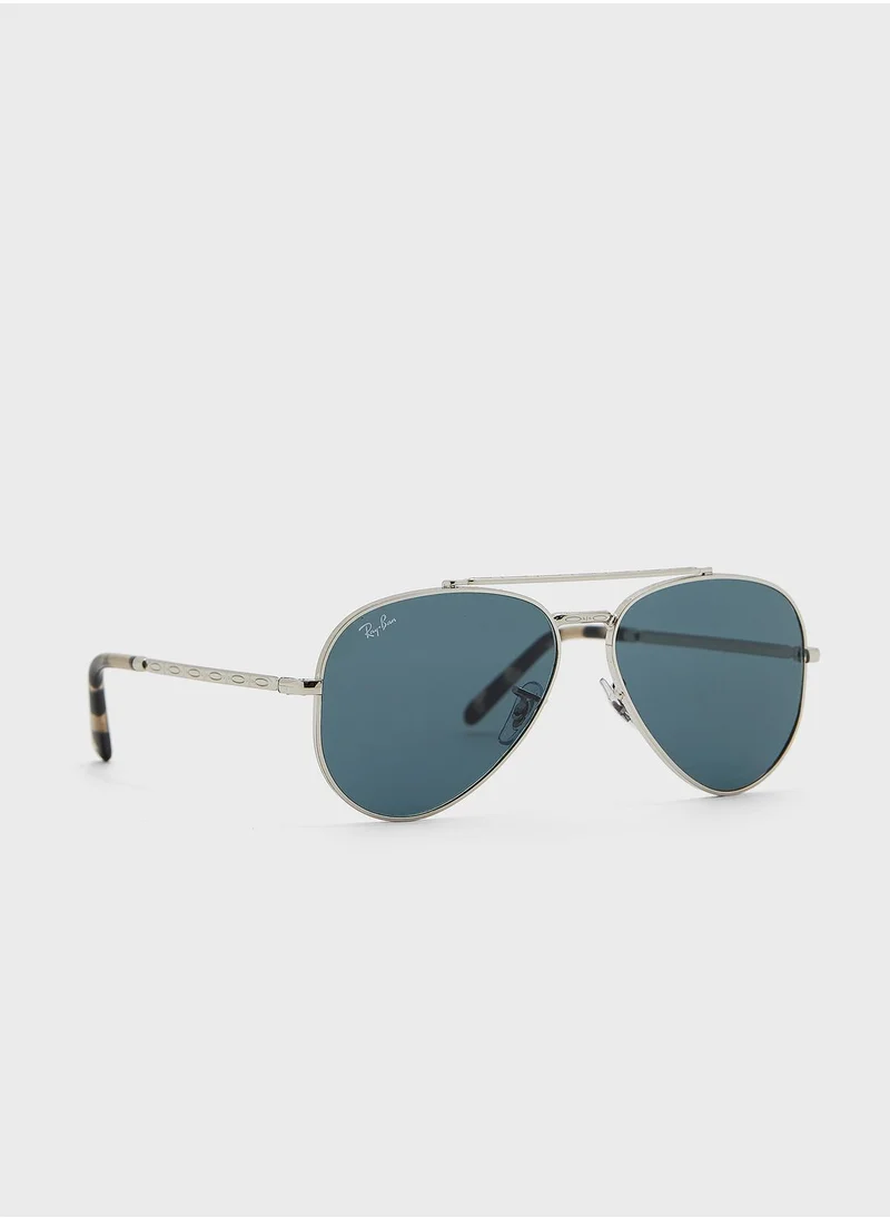 Ray-Ban 0Rb3625 New Aviator Sunglasses