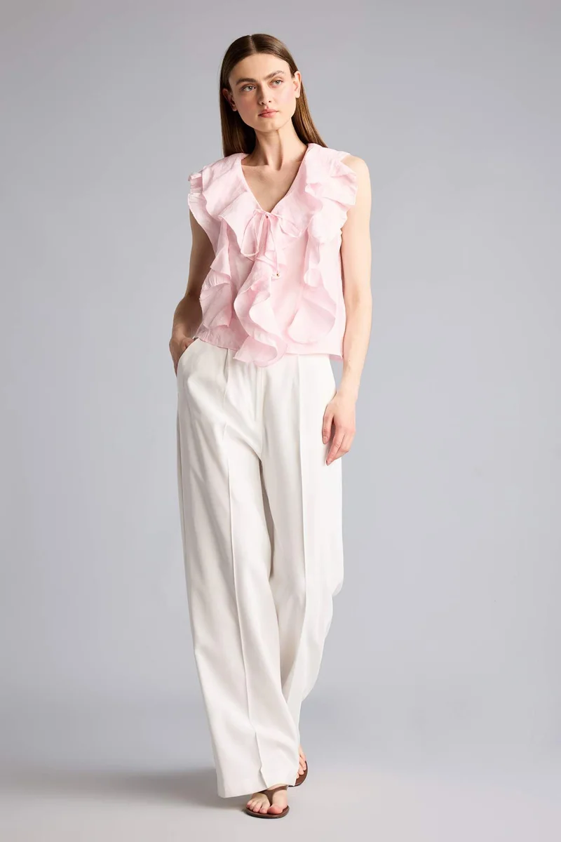 ديفاكتو Regular Fit Sleeveless Blouse