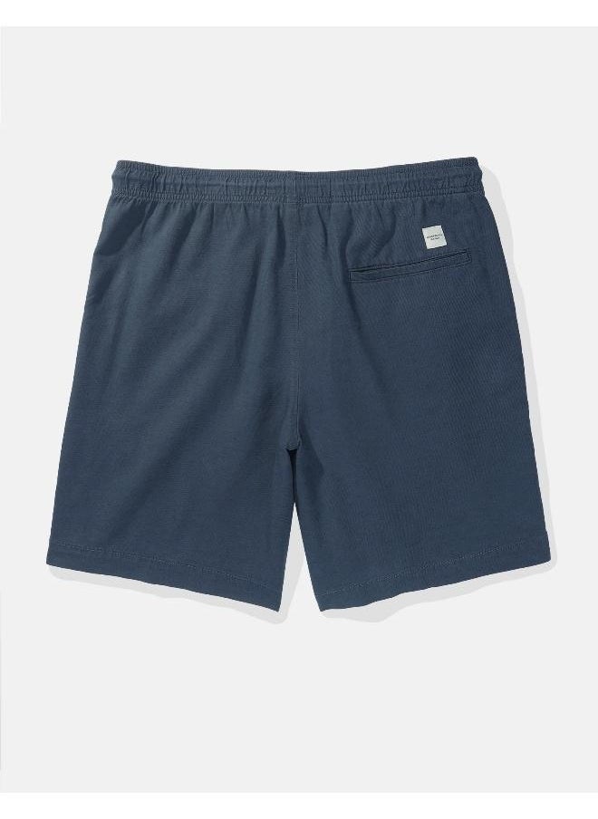 American Eagle AE 7" Linen-Blend Lived-In Trekker Short  - Image 3