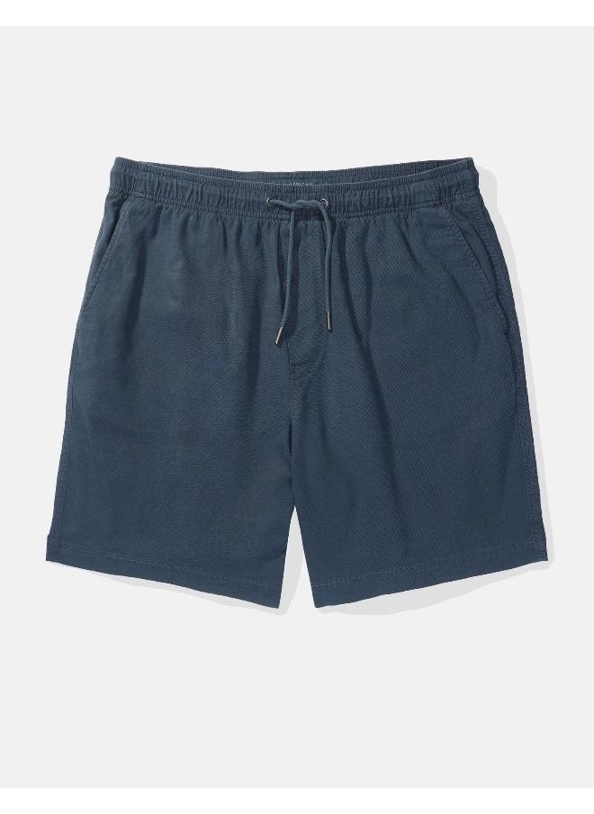 American Eagle AE 7" Linen-Blend Lived-In Trekker Short  - Image 4