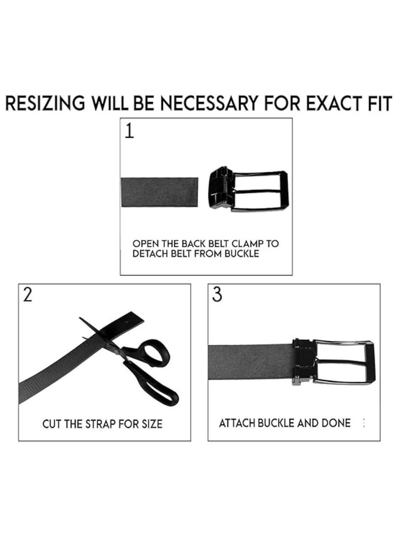 HORNBULL - Robert Men’s Leather Belt | Leather Belt for Men | Formal Men’s Leather Belt - Image 1