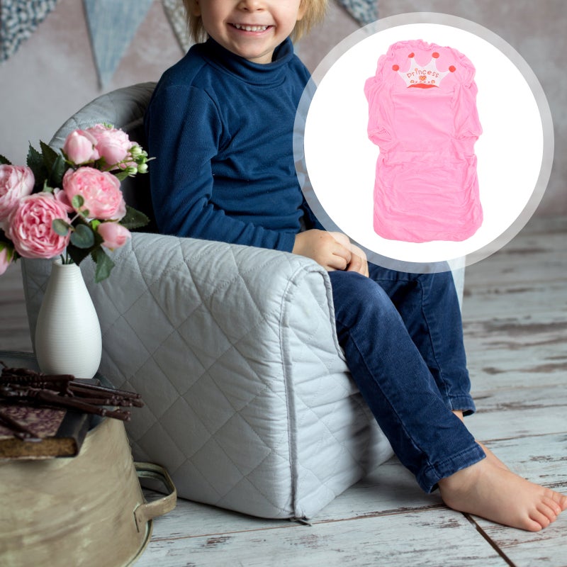 2 pcs Universal Pattern Sofa Cover Elastic All-inclusive Non- Sofa Cover for Kids Baby No Stuffing(Sky ) - Image 1