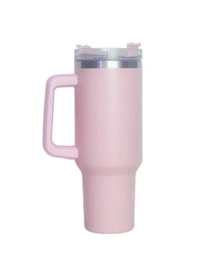 40 oz Stainless Steel Travel Mug with Leak-Proof Handle, BPA Free, Perfect for the Car or Beach