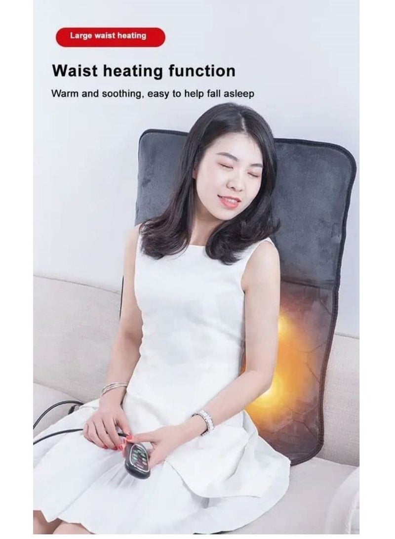 Cool Baby COOLBABY Massage Heating Pad 10 Vibrating Motor Massage Mattress Heating Back Massage Pad Relieves Stress And Muscle  Pain - Image 3