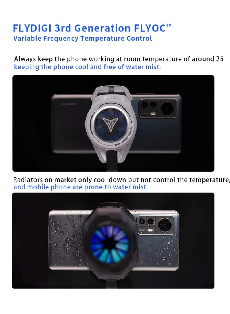 FlyDigi B7 Back Clamp Cooler - Intelligent Temperature Control 2.0 - Image 5