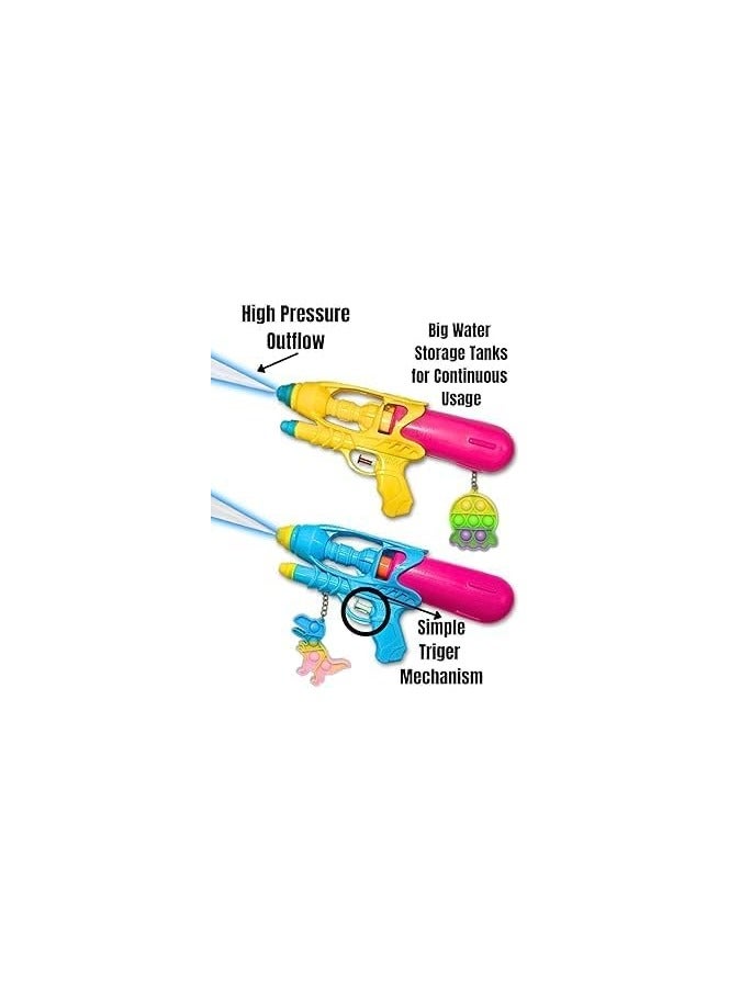 Generic Multicolor Plastic Water Gun – Fun Water Blaster Toy for Kids – Summer Outdoor Pool and Garden Water Shooter - Image 3