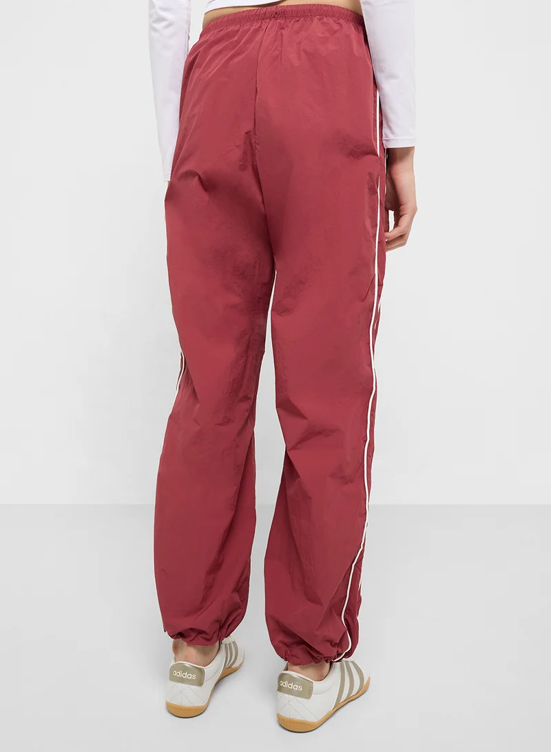 FRWD Elasticised Waist Woven Pants With Side Stripes