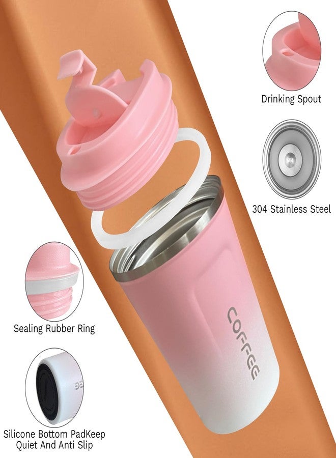 SPLMIFA Travel coffee mugs spill-proof and leak-proof, reusable coffee cups with lids, stainless steel vacuum thermos coffee tumblers,thermal insulation cups for men and women hot & cold drinks - Image 3