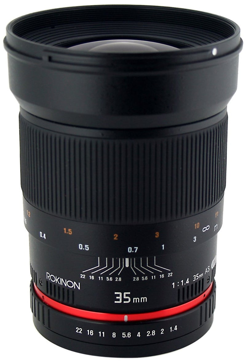 Rokinon عدسة روكينون 35 مم F1.4 UMC واسعة الزاوية لتركيب سوني E-Mount - Image 1