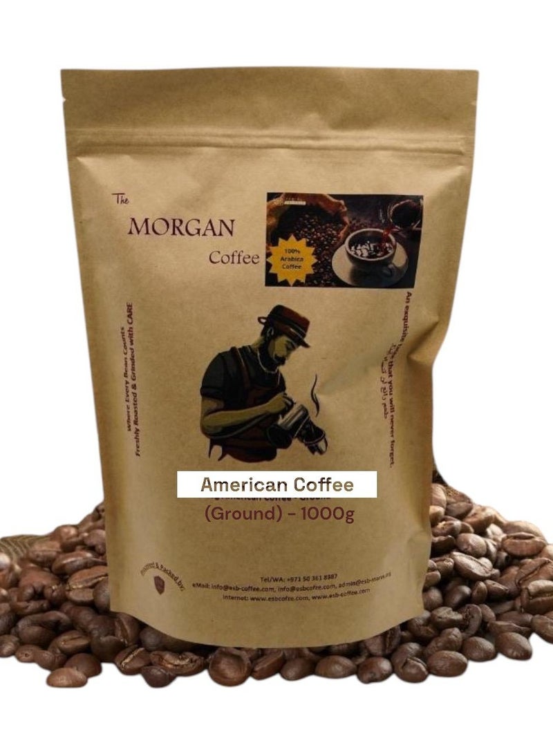 esb coffee ''The Morgan Coffee'' American Coffee (Ground) - 1000g - Image 1